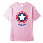 Captain America Printed T-shirt